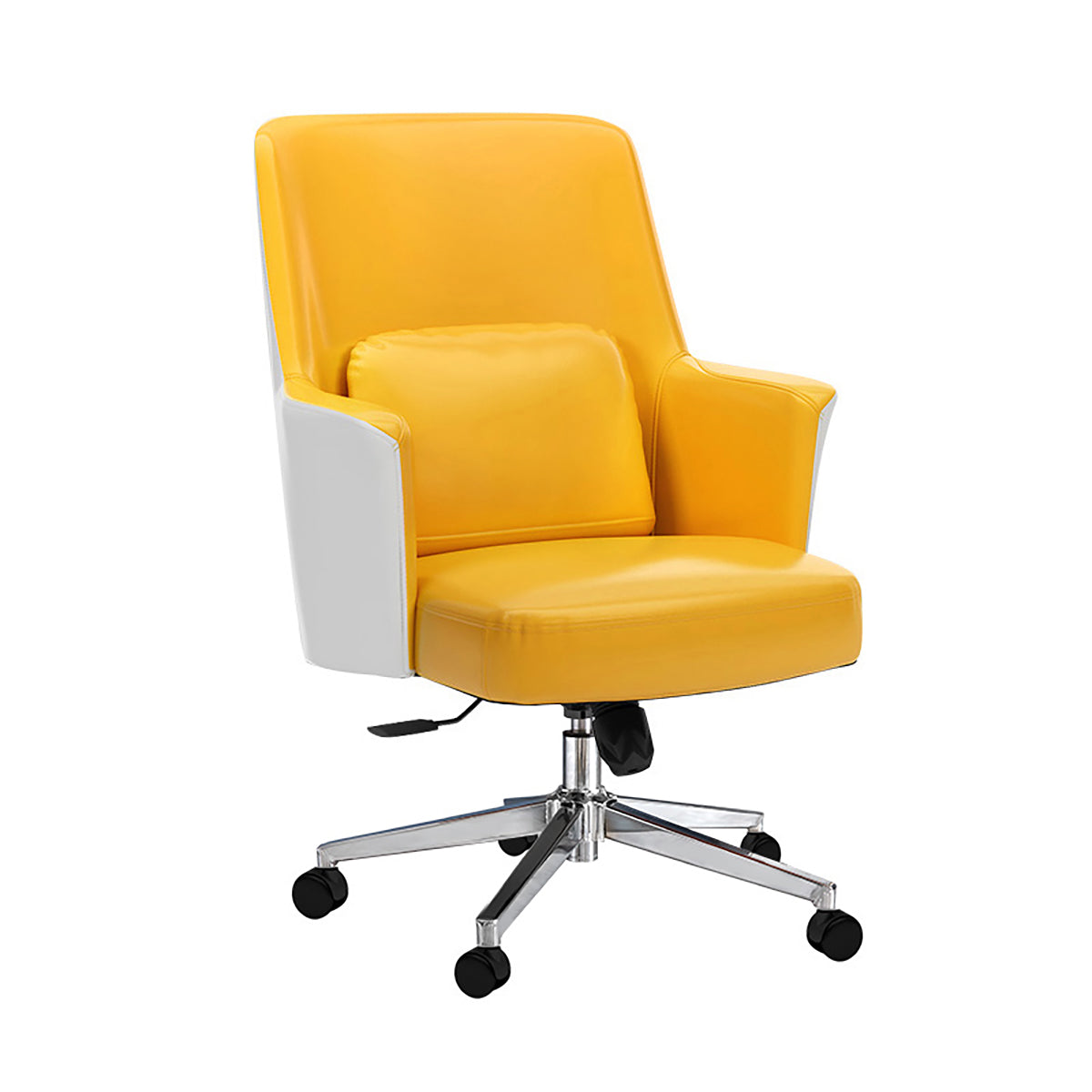Modern Office Chair for Home with 360° Swivel and Adjustable Height PU Leather
