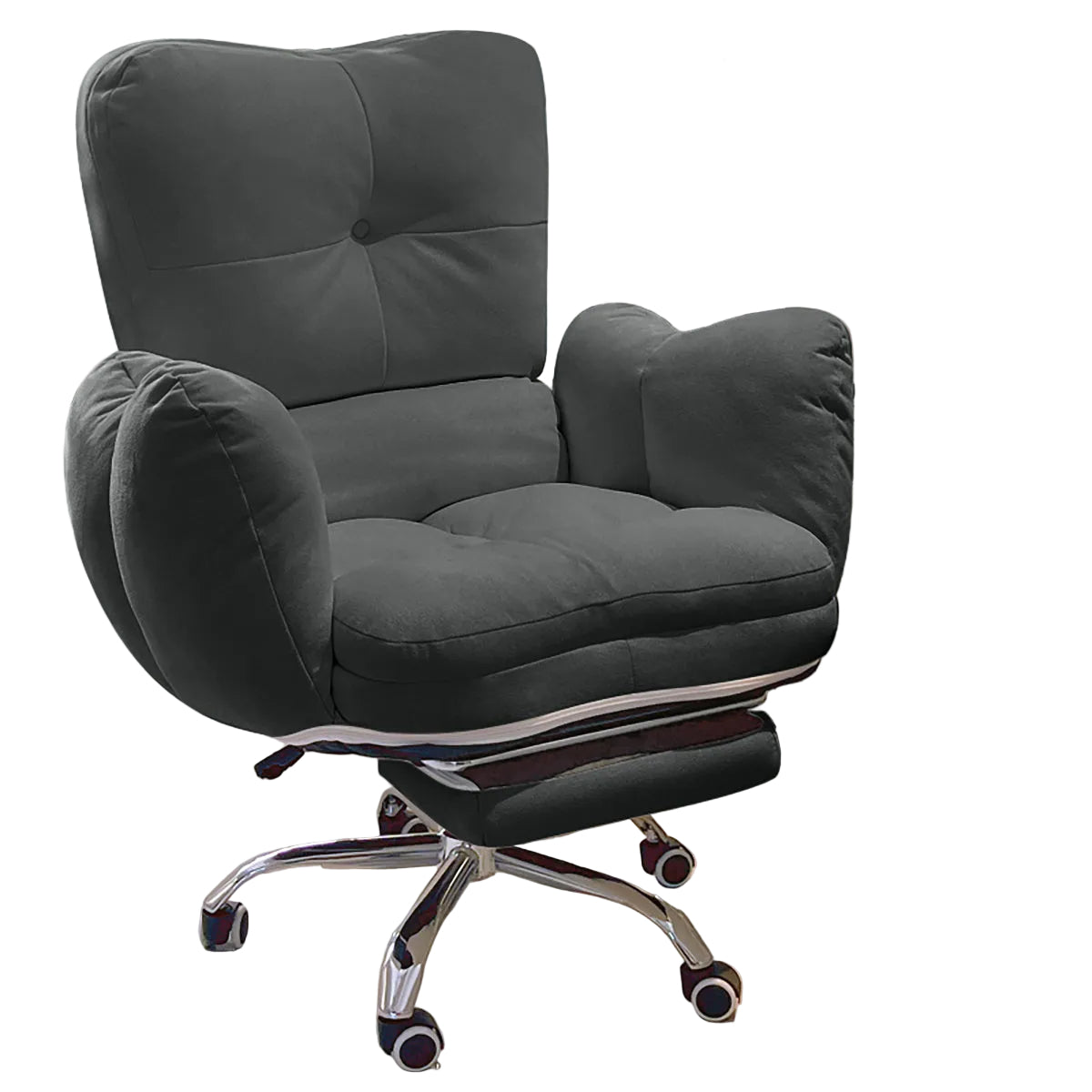 Ergonomic Computer Chair for Home and Office 360° Rotation Lounge Chair with Footrest