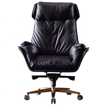 BDLFurniture Executive Luxury Ergonomic Office Chair – 145° Reclining High-Back Desk Chair