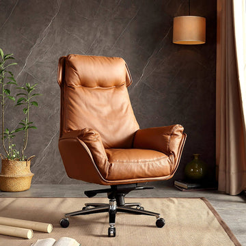 BDLFurniture Executive Luxury Ergonomic Office Chair – 145° Reclining High-Back Desk Chair