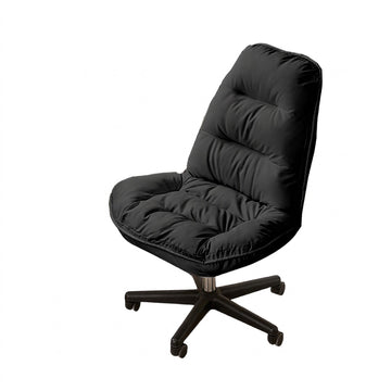 BDLFurniture Armless Office Desk Chair Swivel Home Vanity Study Swivel Chair Stain Resistant