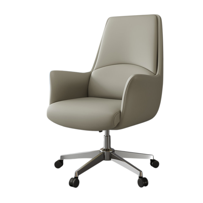 Ergonomic Office Chair Executive Boardroom Desk Deskchair Steel Aluminium Base