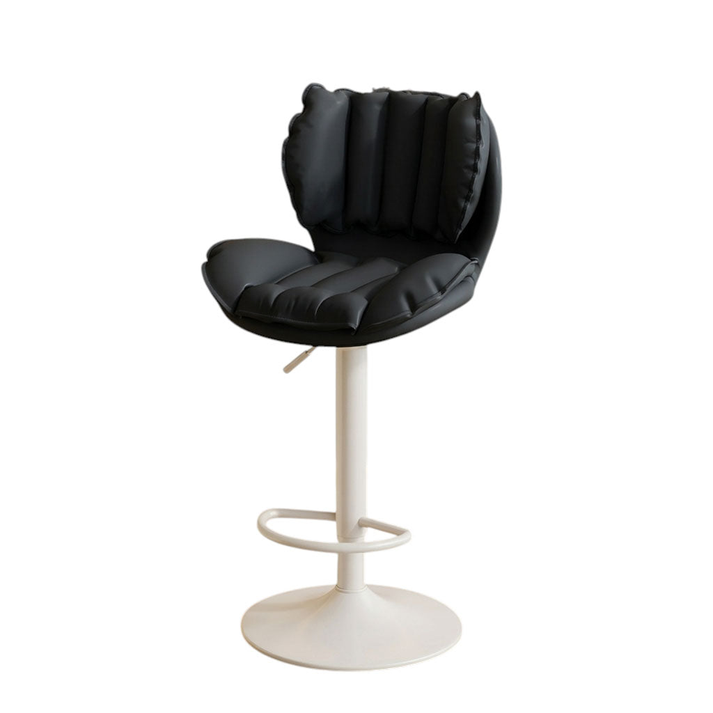 Bar Stool Swivel Gas Lift Counter Chair Salon Reception High Stool Backrest Set