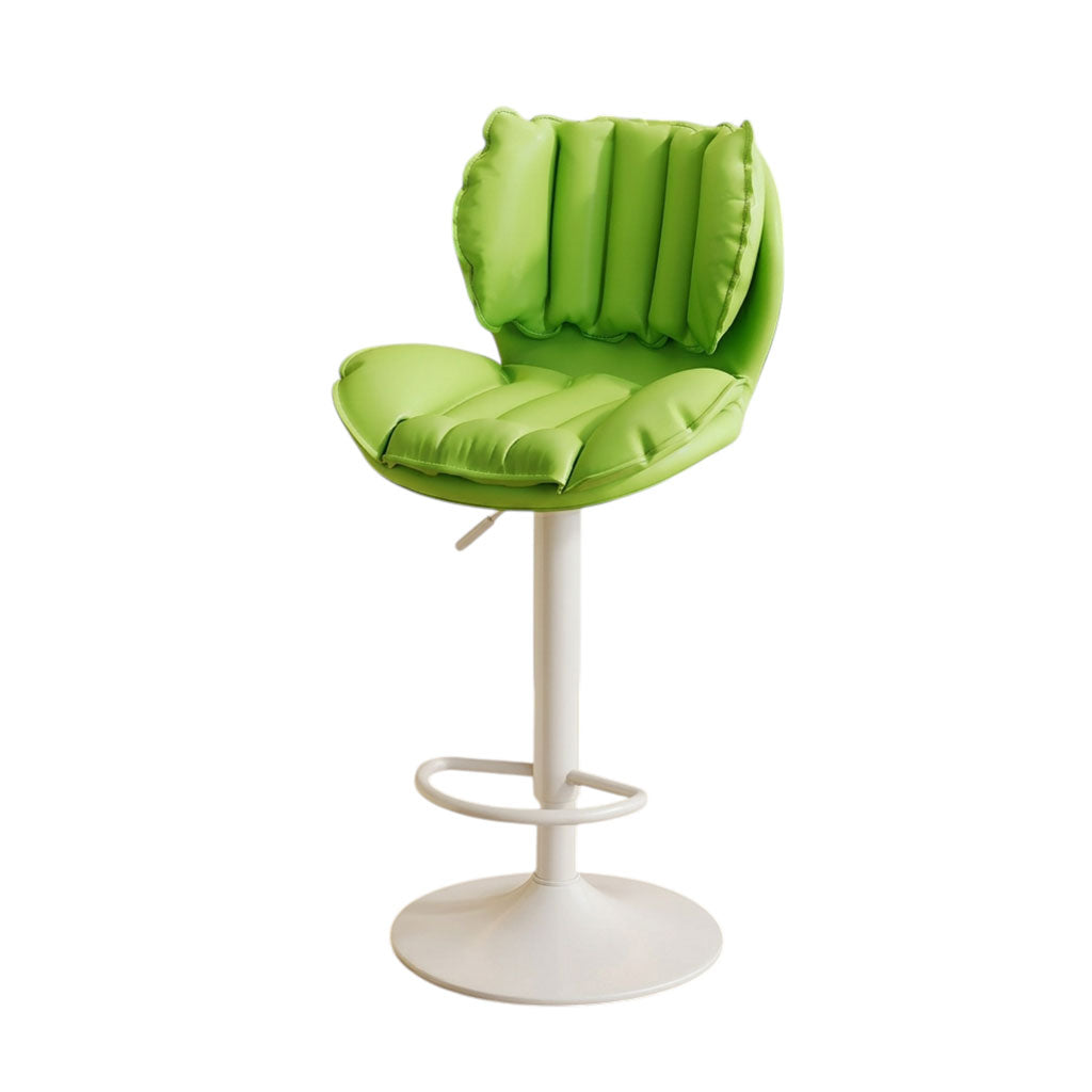 Bar Stool Swivel Gas Lift Counter Chair Salon Reception High Stool Backrest Set