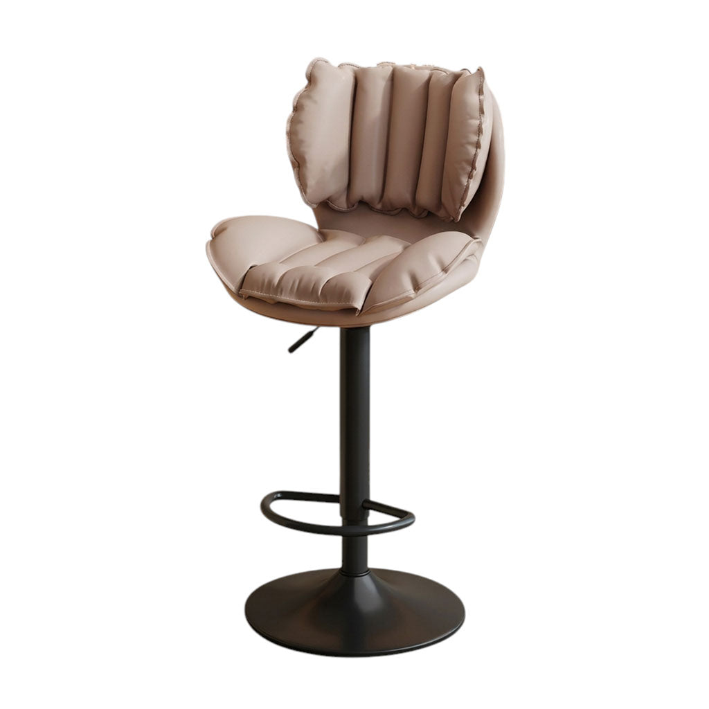 Bar Stool Swivel Gas Lift Counter Chair Salon Reception High Stool Backrest Set