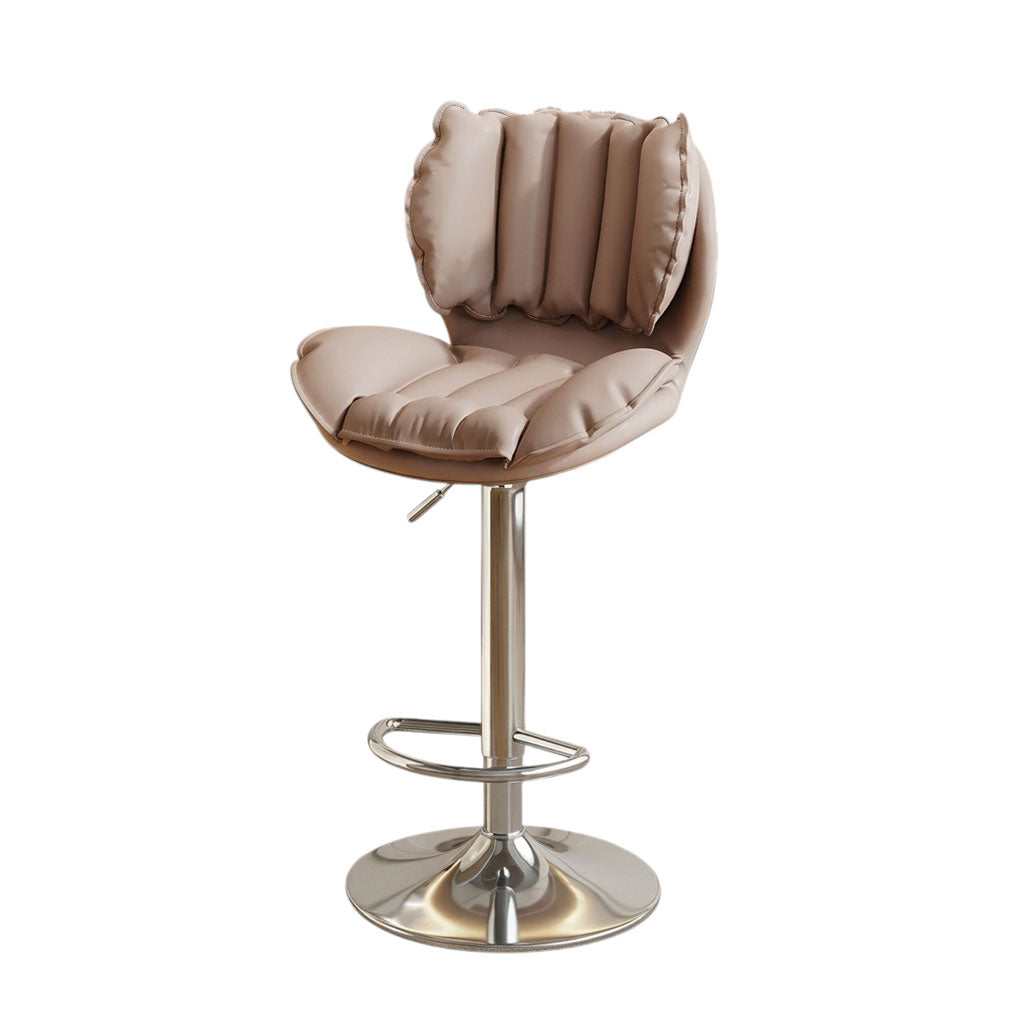 Bar Stool Swivel Gas Lift Counter Chair Salon Reception High Stool Backrest Set