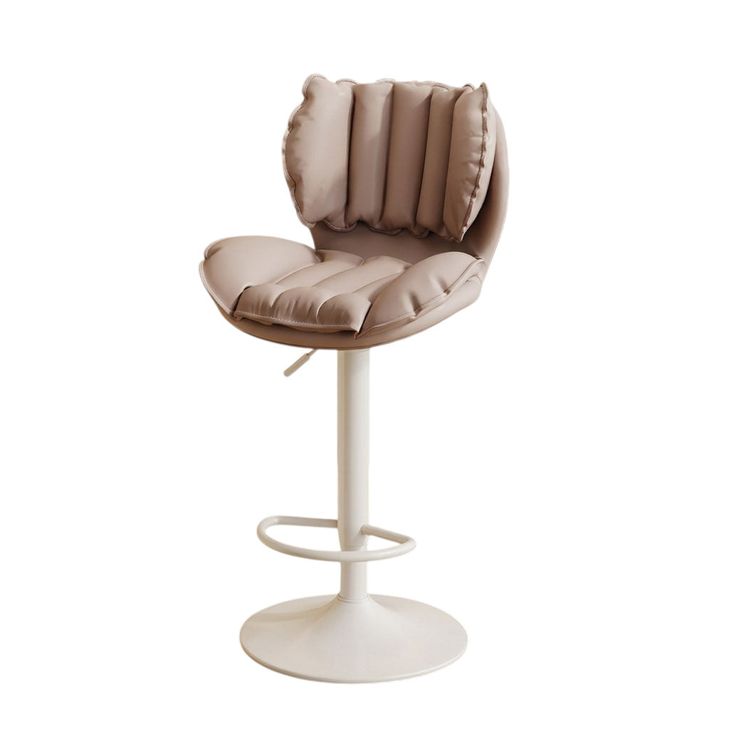 Bar Stool Swivel Gas Lift Counter Chair Salon Reception High Stool Backrest Set