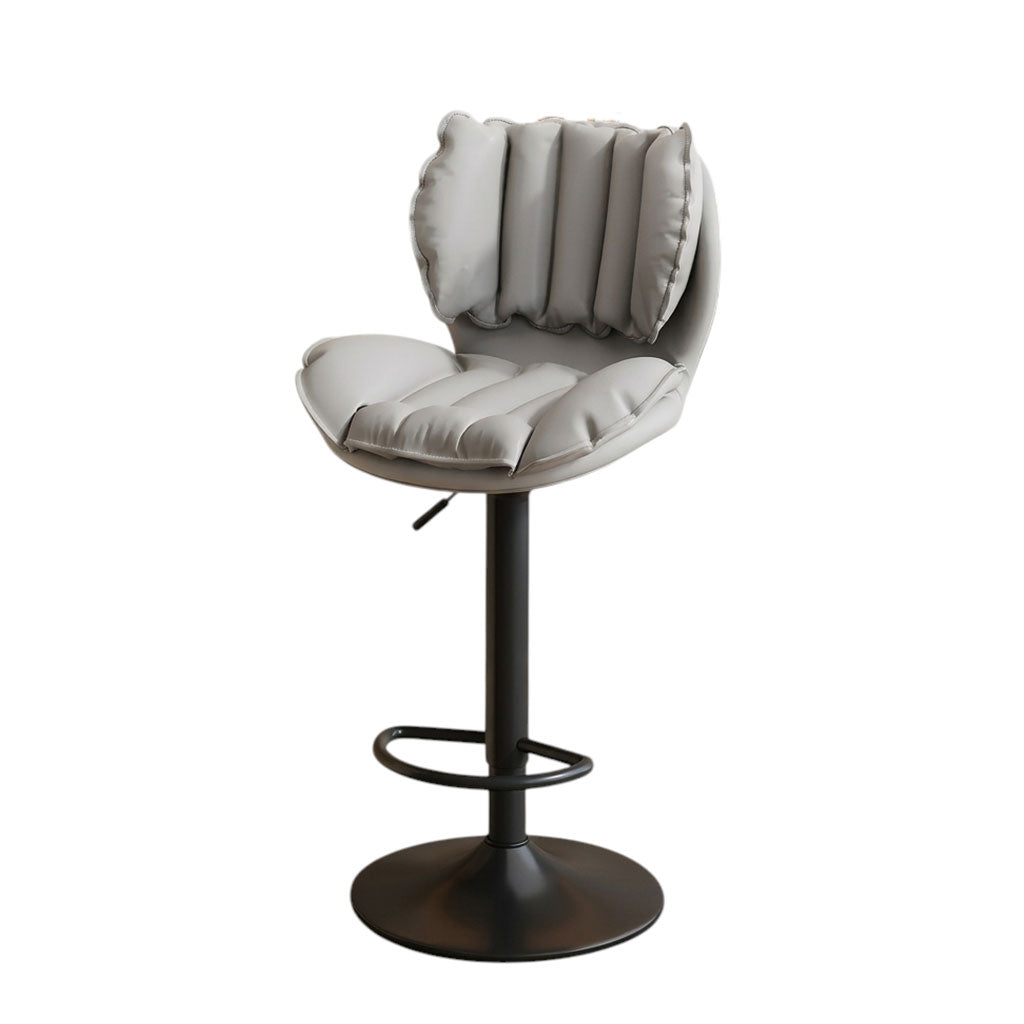 Bar Stool Swivel Gas Lift Counter Chair Salon Reception High Stool Backrest Set