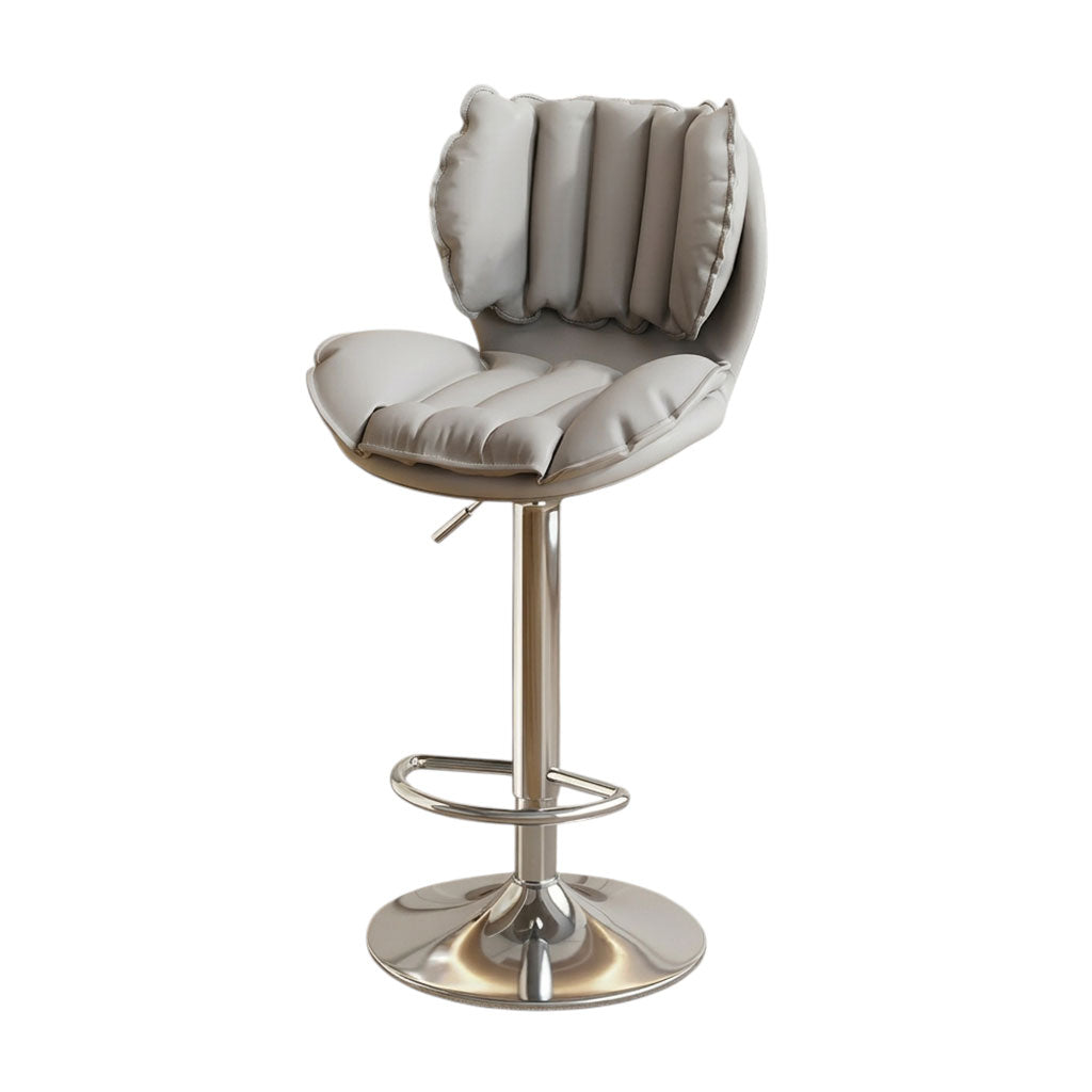 Bar Stool Swivel Gas Lift Counter Chair Salon Reception High Stool Backrest Set
