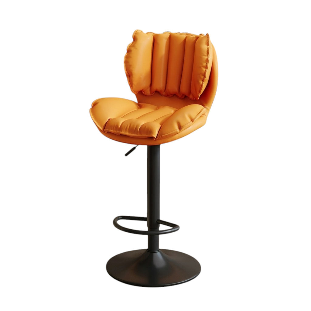 Bar Stool Swivel Gas Lift Counter Chair Salon Reception High Stool Backrest Set