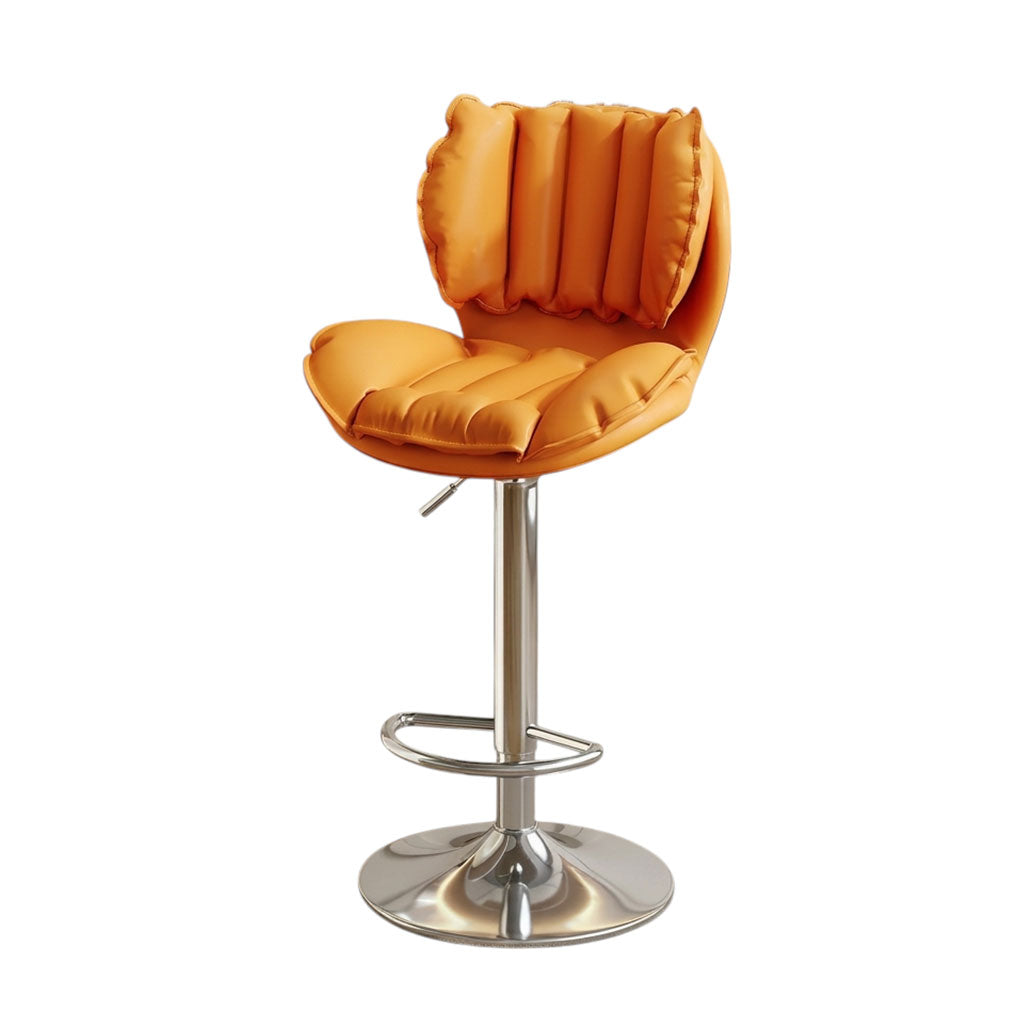 Bar Stool Swivel Gas Lift Counter Chair Salon Reception High Stool Backrest Set