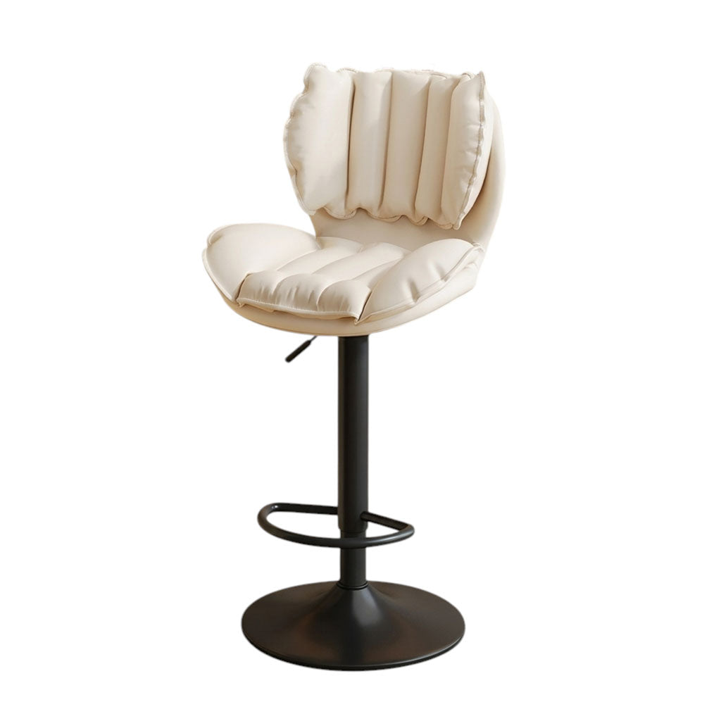 Bar Stool Swivel Gas Lift Counter Chair Salon Reception High Stool Backrest Set