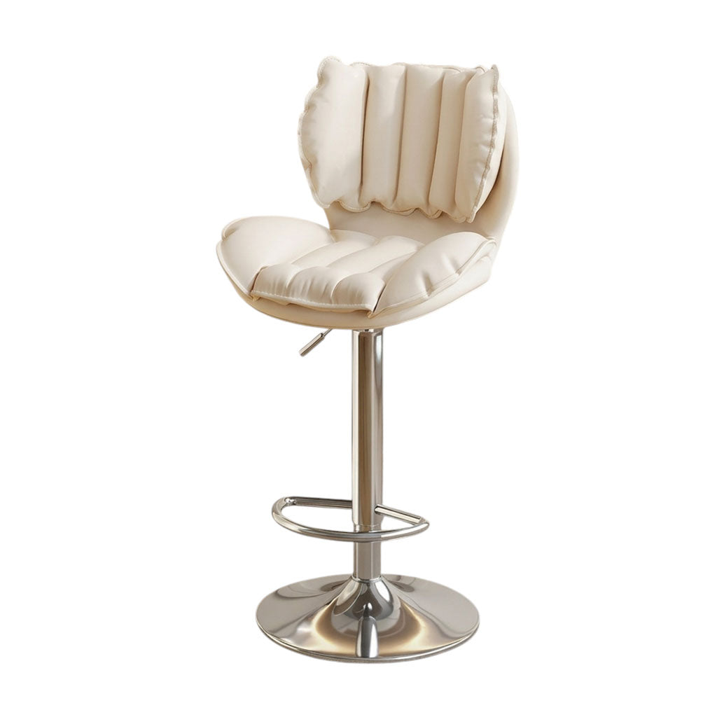 Bar Stool Swivel Gas Lift Counter Chair Salon Reception High Stool Backrest Set