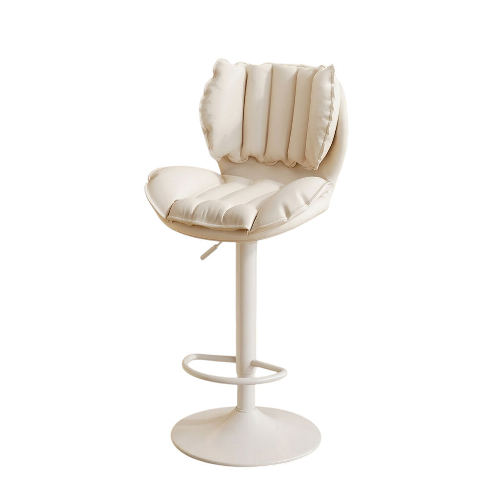 Bar Stool Swivel Gas Lift Counter Chair Salon Reception High Stool Backrest Set