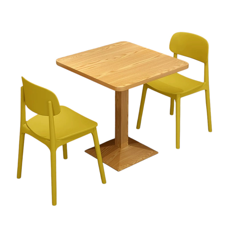BDLFurniture Commercial Fast Food Dining Table Set Burger Shop Outdoor Patio Chair Desk Combo