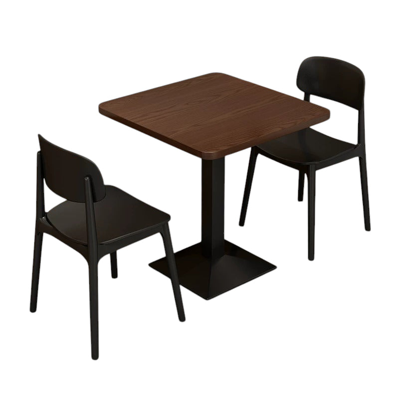 BDLFurniture Commercial Fast Food Dining Table Set Burger Shop Outdoor Patio Chair Desk Combo