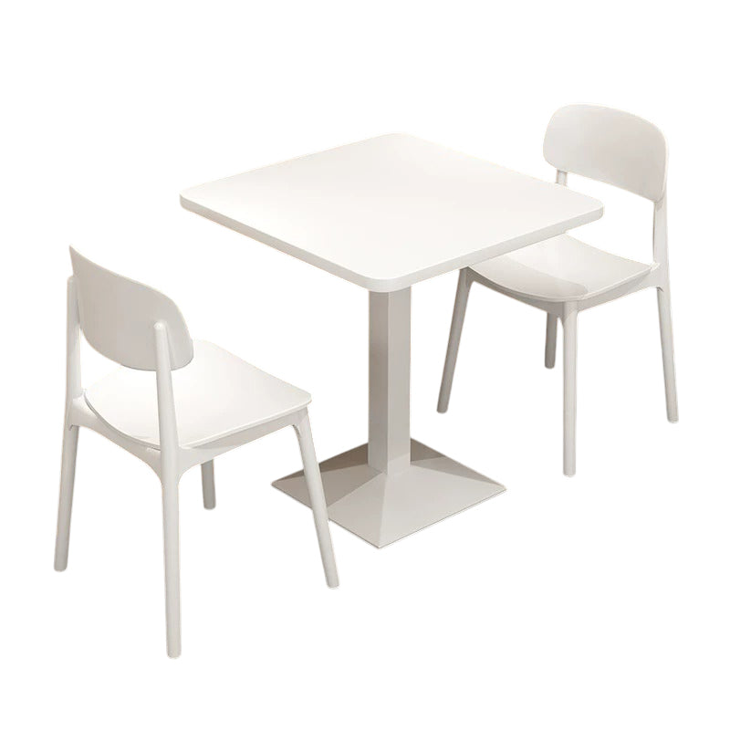 BDLFurniture Commercial Fast Food Dining Table Set Burger Shop Outdoor Patio Chair Desk Combo
