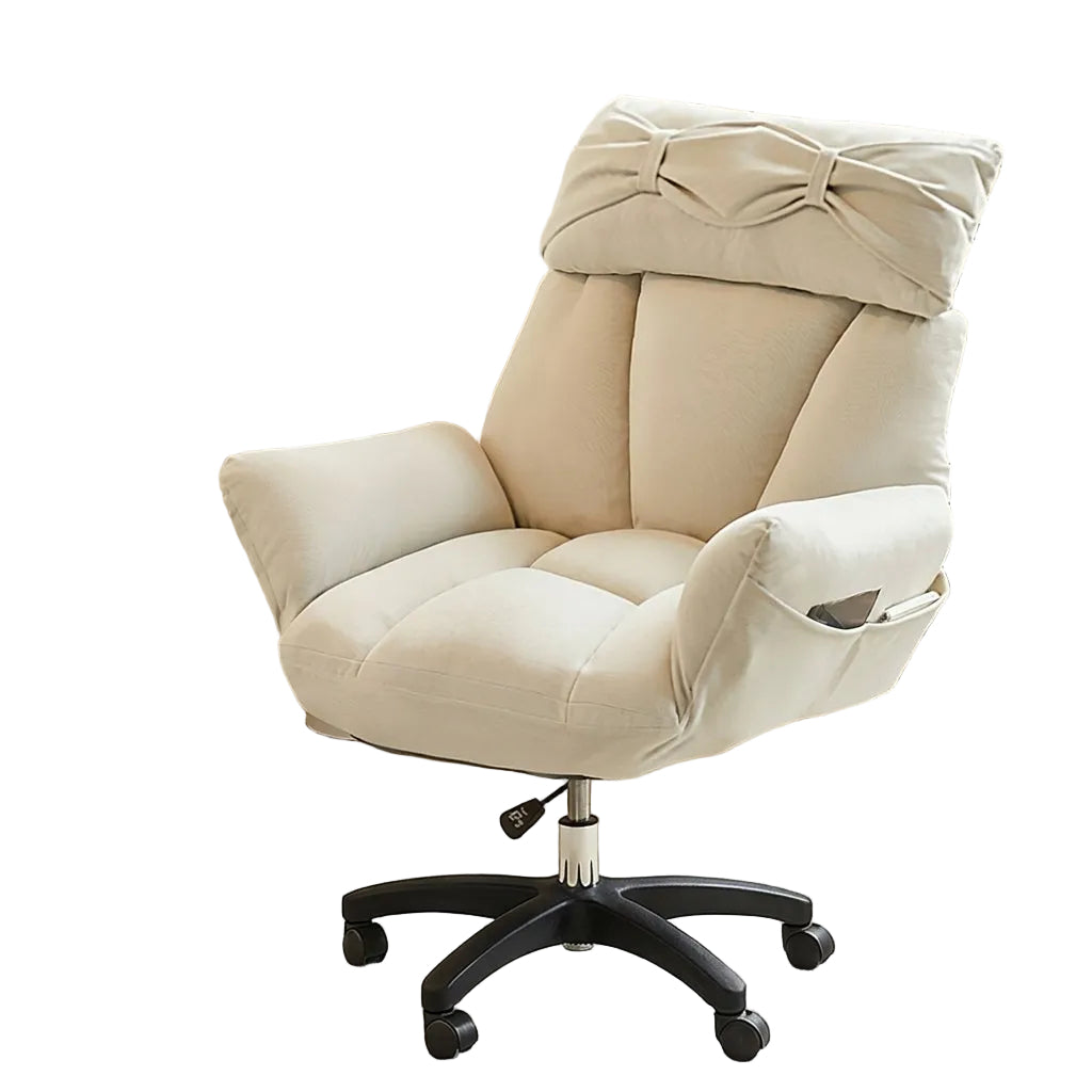 Ergonomic Reclining Office Sofa Chair: Comfortable Gaming & Dorm Seating With Footrest