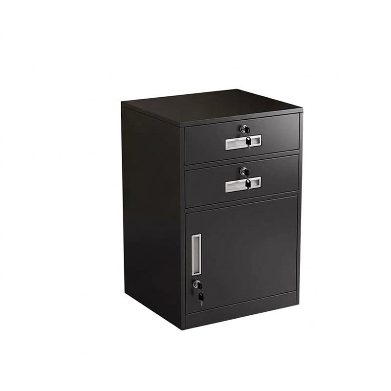 BDLFurniture Steel Office File Cabinet Lockable Metal Storage Credenza Pre-Assembled Drawe