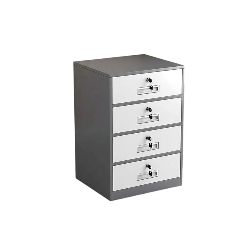 BDLFurniture Steel Office File Cabinet Lockable Metal Storage Credenza Pre-Assembled Drawe