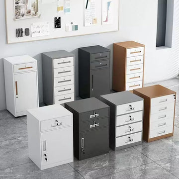 BDLFurniture Steel Office File Cabinet Lockable Metal Storage Credenza Pre-Assembled Drawe