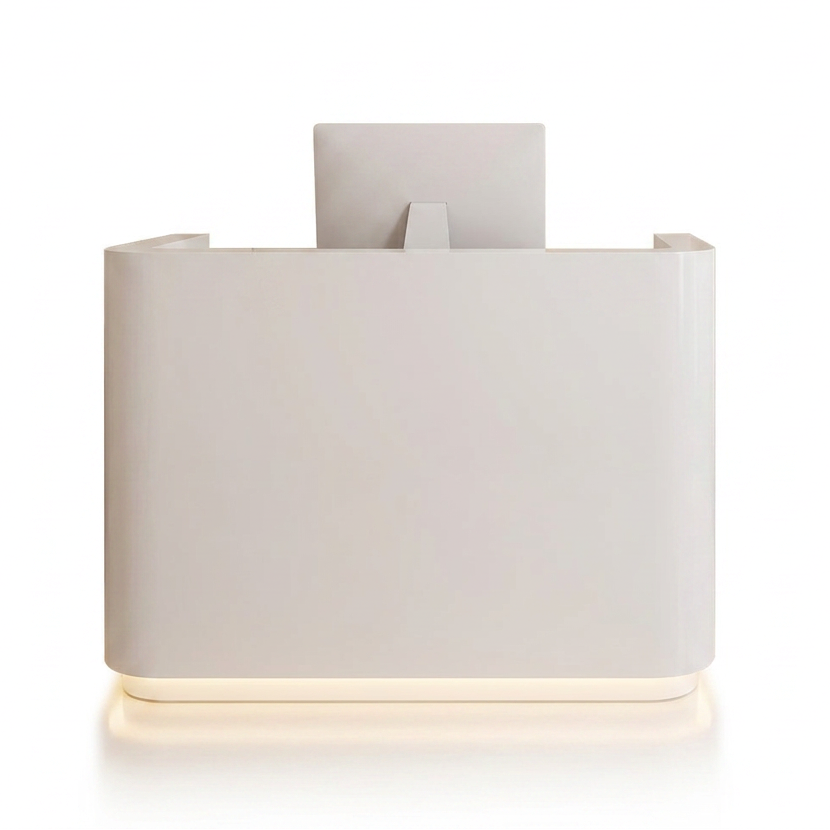Modern Reception Desk Front Counter for Shops, Office | 80cm-300cm Reception Furniture